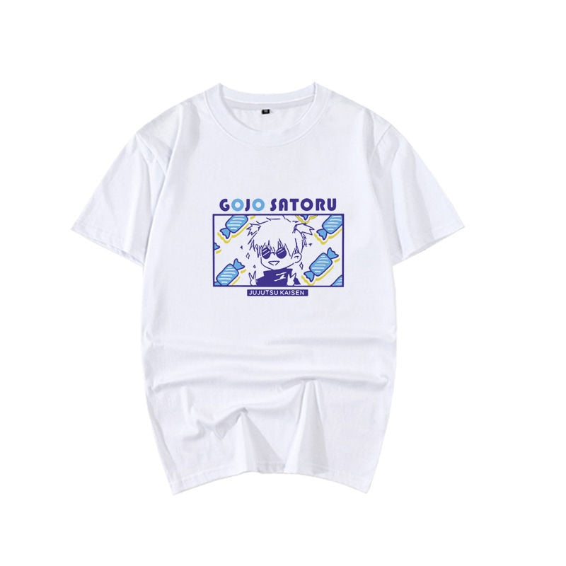 Satoru Gojo White Tshirts