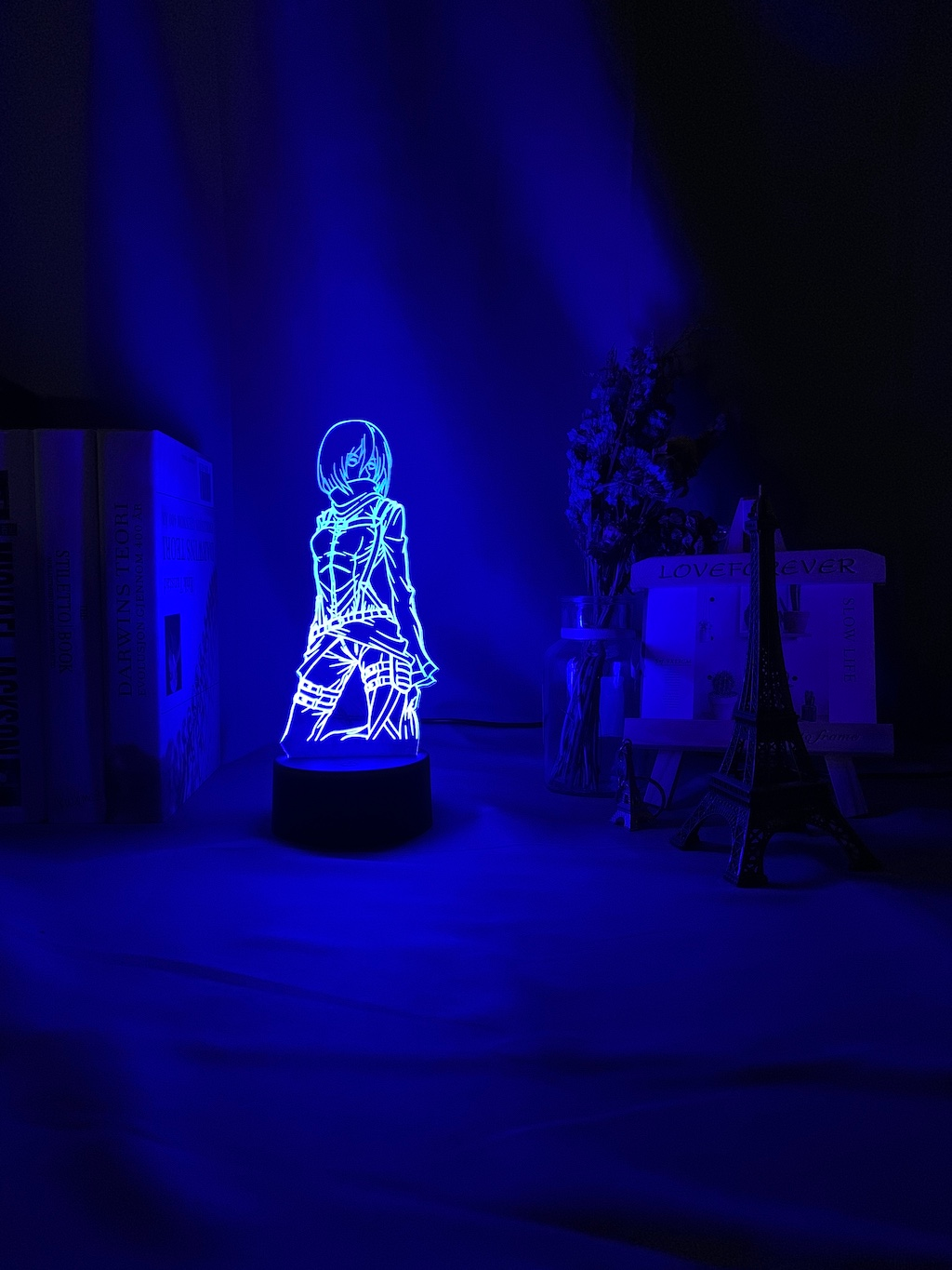 Mikasa Ackerman Led Anime Lamp ( AOT )