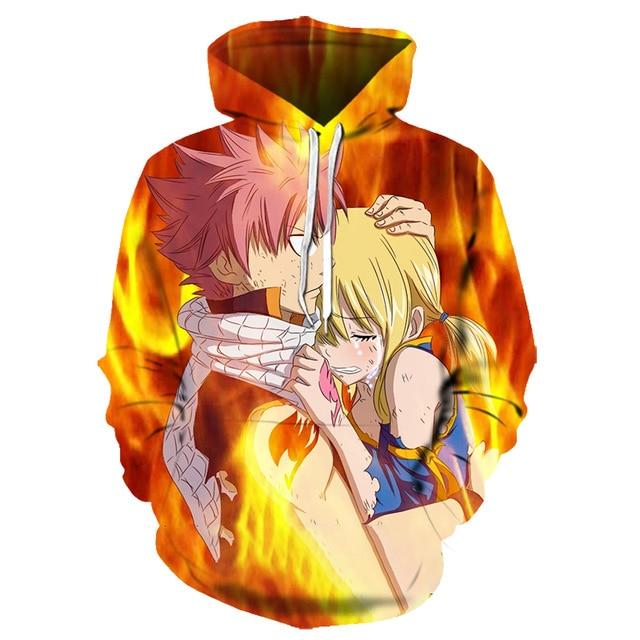 Fairy Tail Couples 3D Hoodies