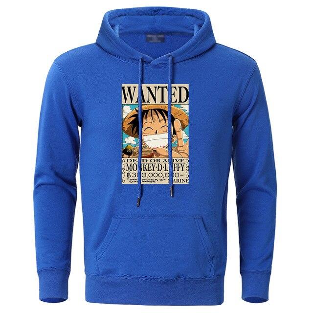 Wanted Monkey D Luffy Hoodie