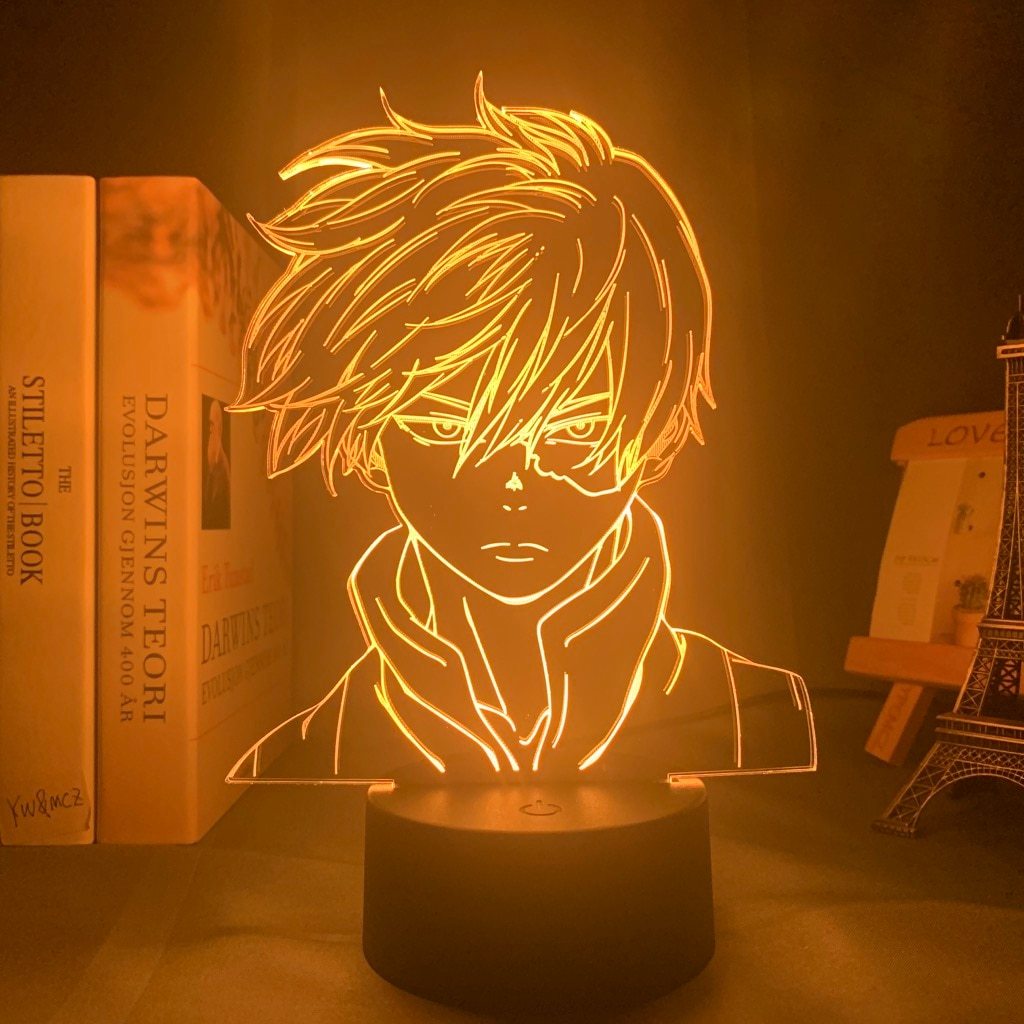 Shoto Todoroki Led Anime Lamp (MHA)
