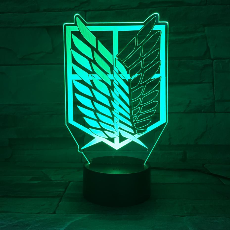 Wings Of Freedom Led Anime Lamp ( AOT )