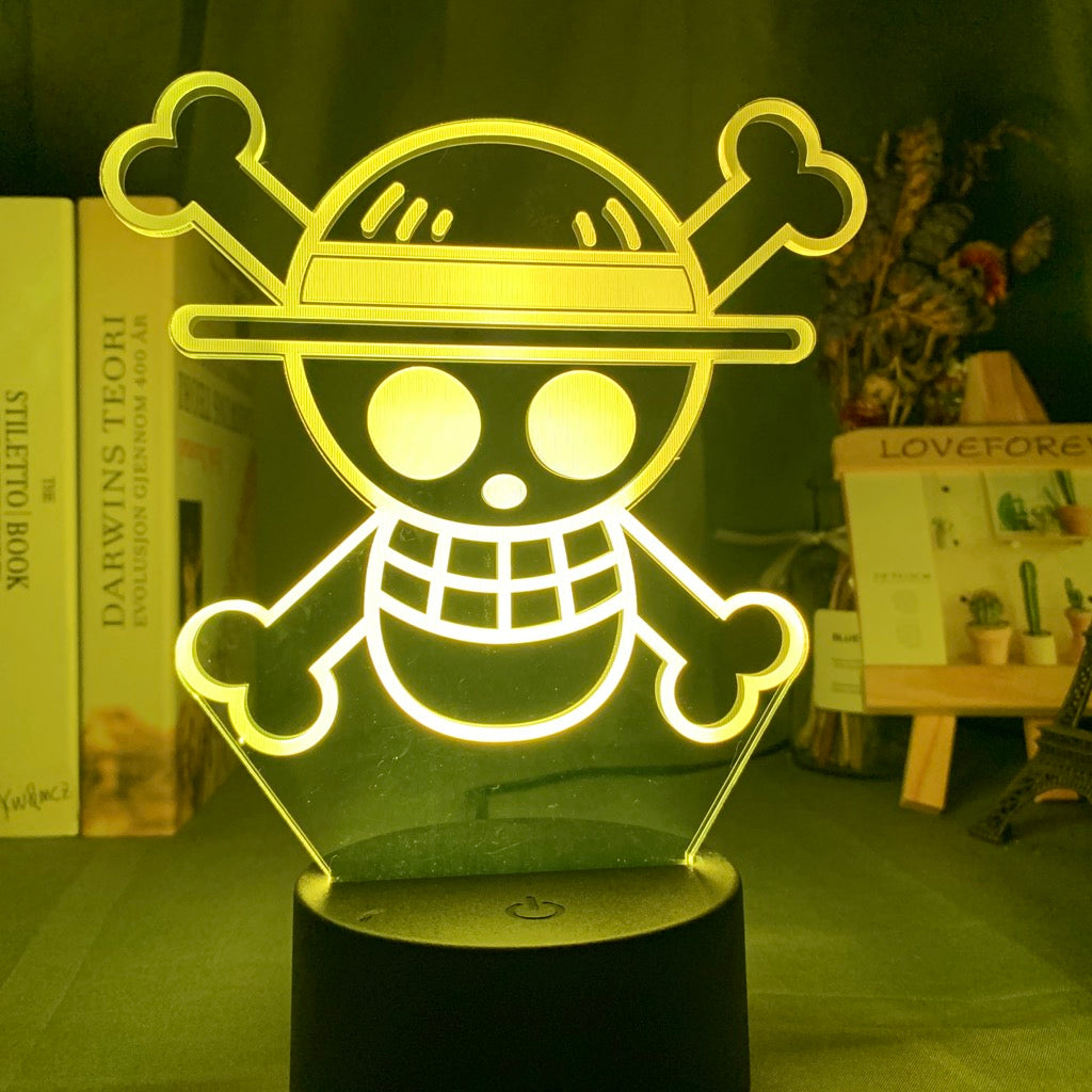 Straw Hats LED ANIME LAMP ( ONE PIECE )