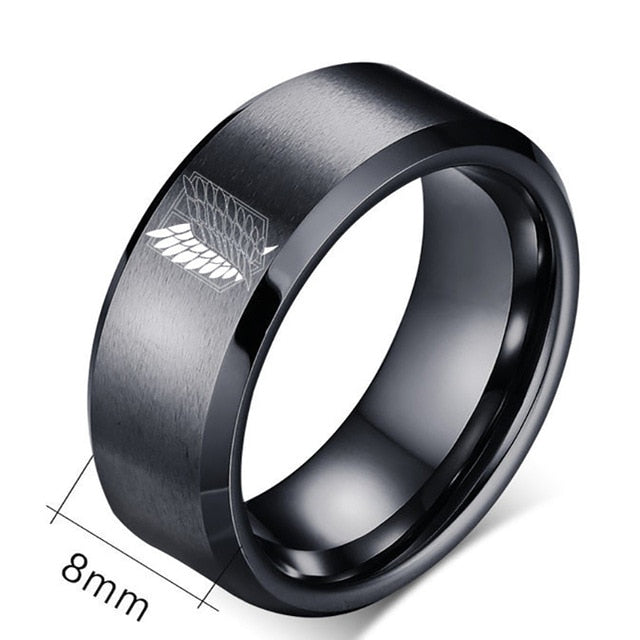 Attack on Titan Stainless Steel Rings